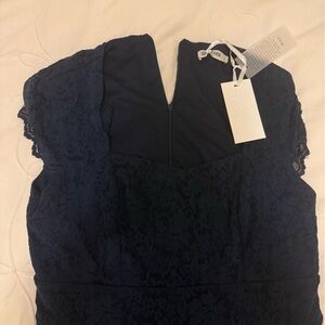 Grace Karin Midnight Blue Lace Dress size XL